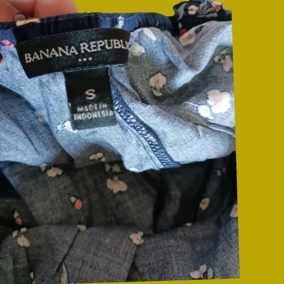 Banana Republic floral print mid length dress size small multicolor - Picture 9 of 11